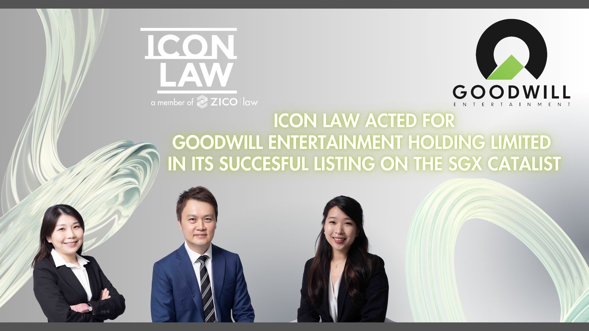 Goodwill Entertainment IPOs on the SGX!